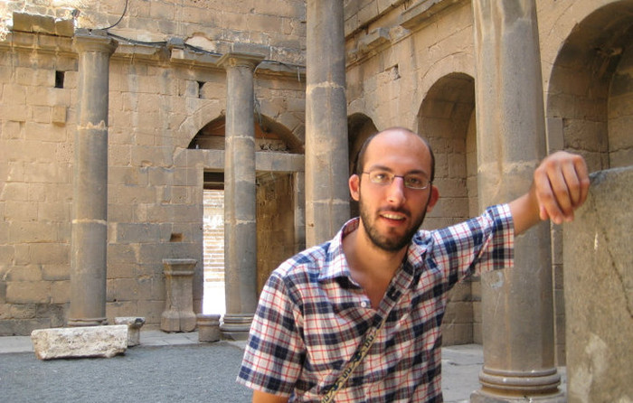 Der syrische Musiker, Dozent und Dichter Bashir Alshihabi
